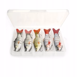 Wobler Przynęta WĘDKARSKA SZCZUPAK SANDACZ SUM Łamana Zestaw 5szt PUDEŁKO