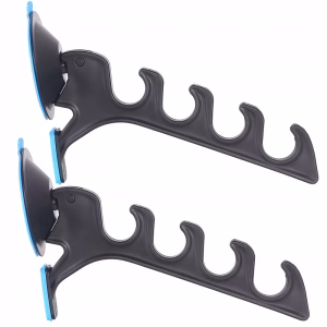 Uchwyt na WĘDKI Podróżny do SZYB PRZYSSAWKI 2x KOMPLET ORGANIZER Wędkarski